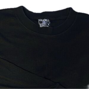 Anabil Men's Black Thermal Shirt
